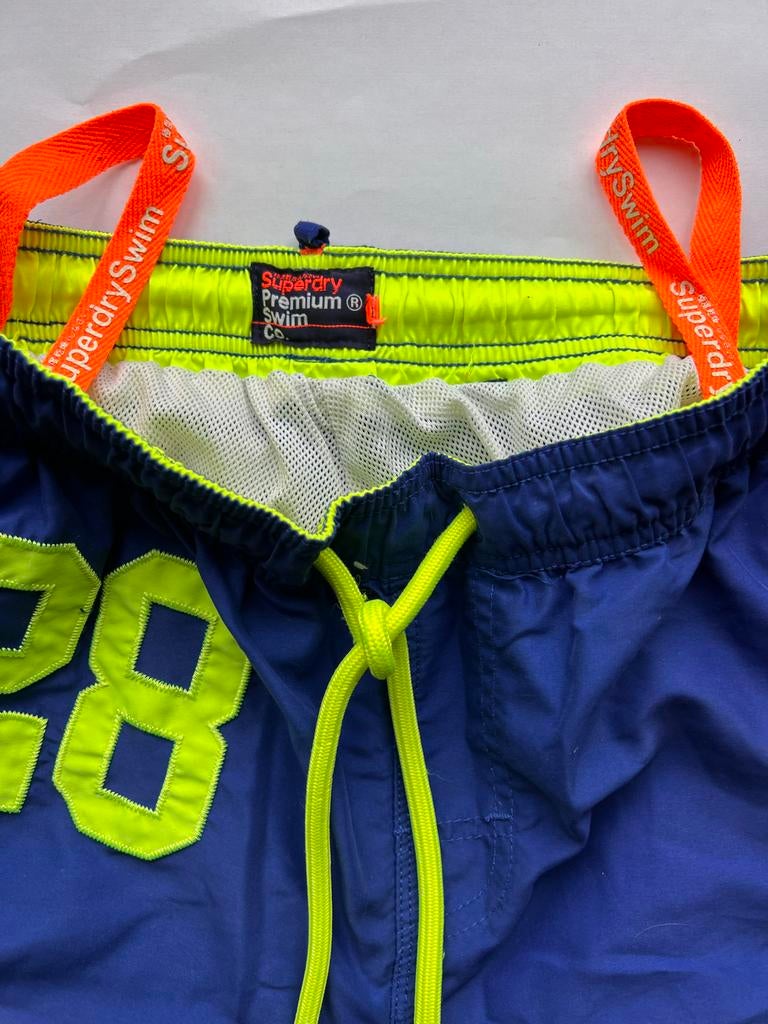 Superdry Zwemshort Blauw jongens maat 164, Ophalen of Verzenden, Zo goed als nieuw, Jongen of Meisje, Sport- of Zwemkleding