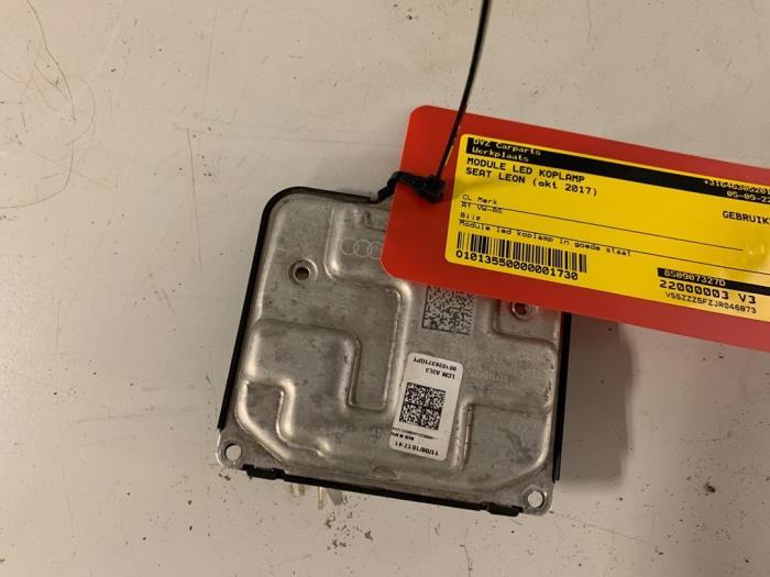 Module LED koplamp van een Seat Leon, Auto-onderdelen, Verlichting, Gebruikt, -, -, Ophalen of Verzenden