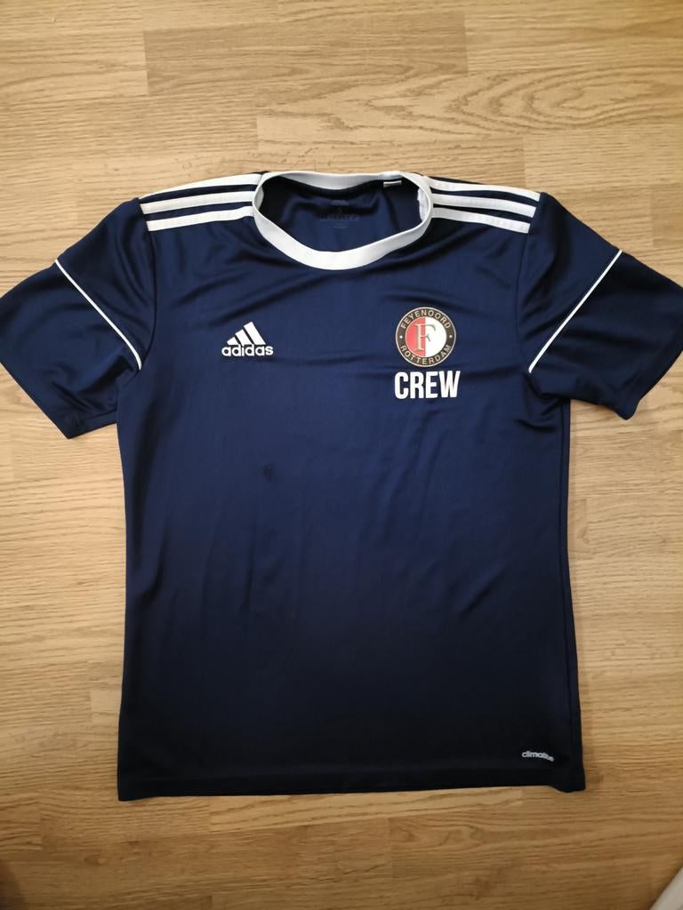 Feyenoord Crew Shirt - Adidas, Ophalen of Verzenden, Maat 36 (S), Blauw, Adidas