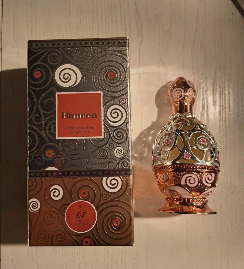 Khadlaj Haneen rose gold parfumolie 20 ml, Ophalen of Verzenden, Zo goed als nieuw
