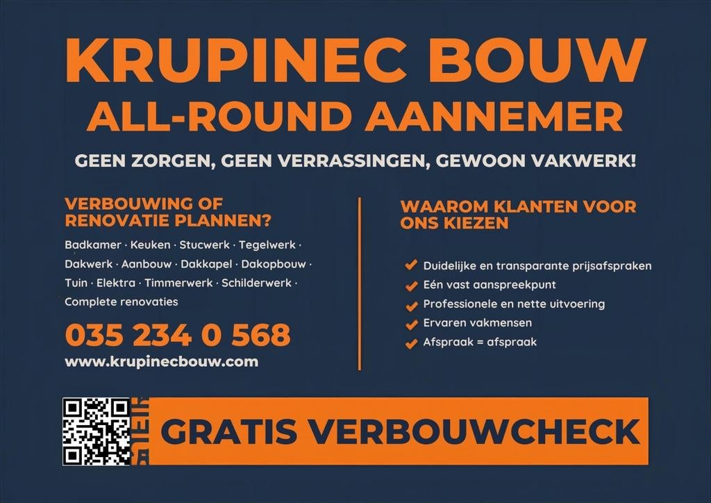 Aannemer ‘t Gooi Amsterdam & Utrecht | Dakopbouw & Renovatie, Garantie, Verbouw of Aanbouw