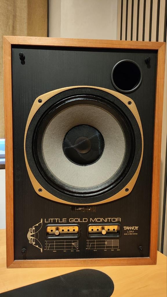 Tannoy LGM Little Gold Monitor 12" - Zeer Goed!, Audio, Tv en Foto, Luidsprekers, Gebruikt, 120 watt of meer, Front, Rear of Stereo speakers