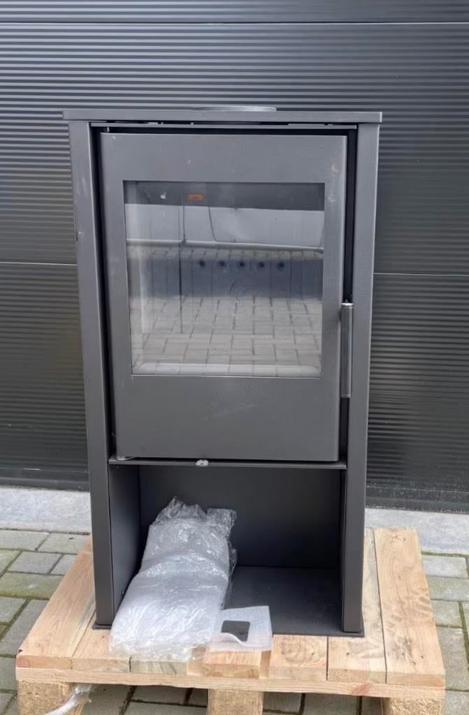 Houtkachel Nordic Fire Kjeld, Huis en Inrichting, Ophalen, Vrijstaand, Hout, Nieuw
