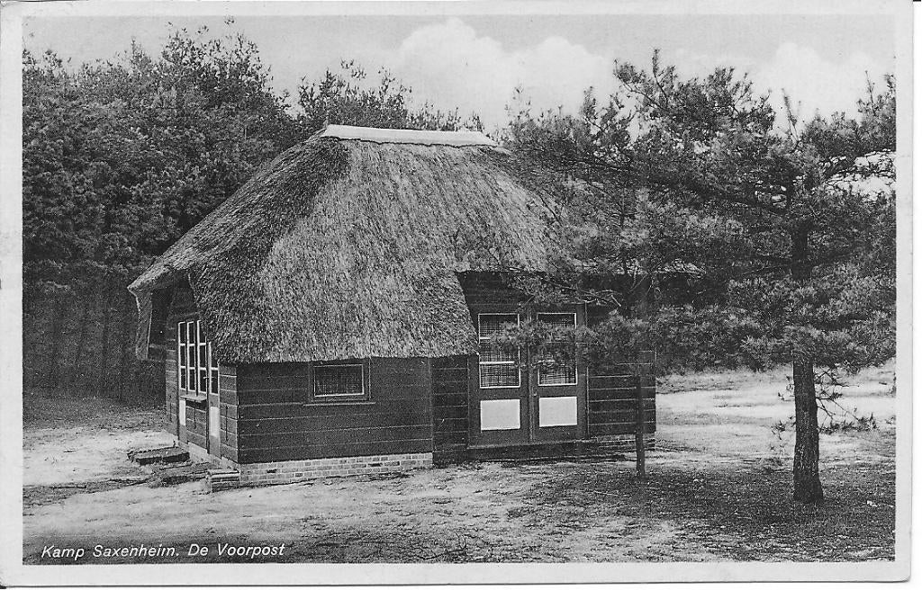 Kamp Saxenheim  De Voorpost Nunspeet Vierhouten, Ophalen of Verzenden, 1920 tot 1940, Gelopen, Gelderland