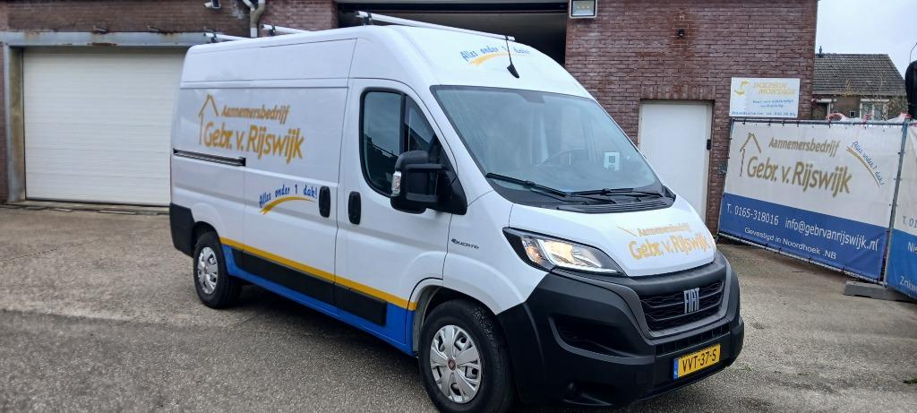 Fiat Ducato Elektrisch 123pk L2H2  79kWh 2023 Wit, Stof, Euro 6, 0 kg, Wit