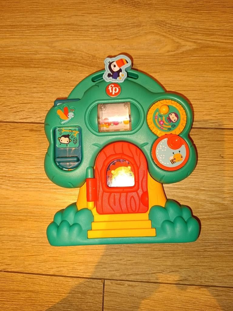 Fisher-Price Animal Treehouse speelplezier, Kinderen en Baby's, Speelgoed | Fisher-Price, Ophalen, Zo goed als nieuw, Speelset