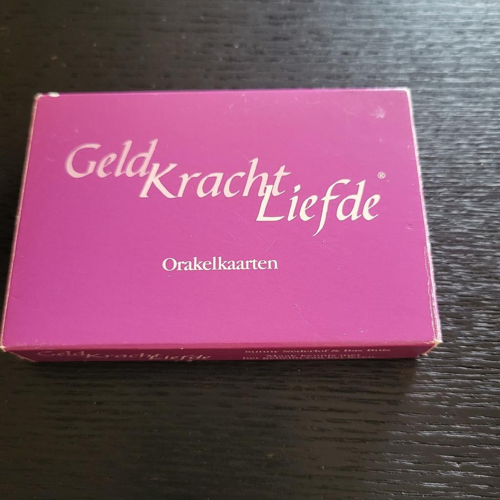 S. Nederlof - Geld Kracht Liefde, orakelkaarten, Overige typen, Ophalen of Verzenden, Zo goed als nieuw, Tarot of Kaarten leggen