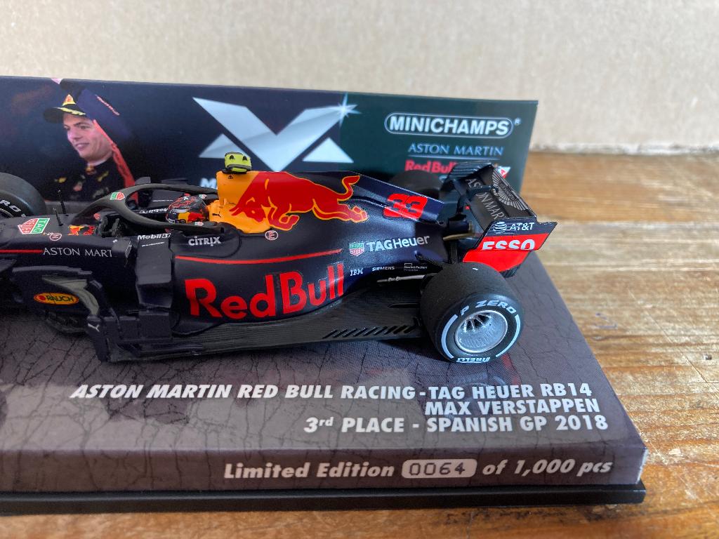 ✅ Max Verstappen 1:43 editie 35 3rd Place Spanish GP 2018, Ophalen of Verzenden, Nieuw, Formule 1