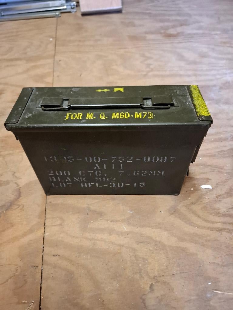 Leger Munitie kistje, Ophalen of Verzenden, Landmacht, Nederland, Kist of Geocache