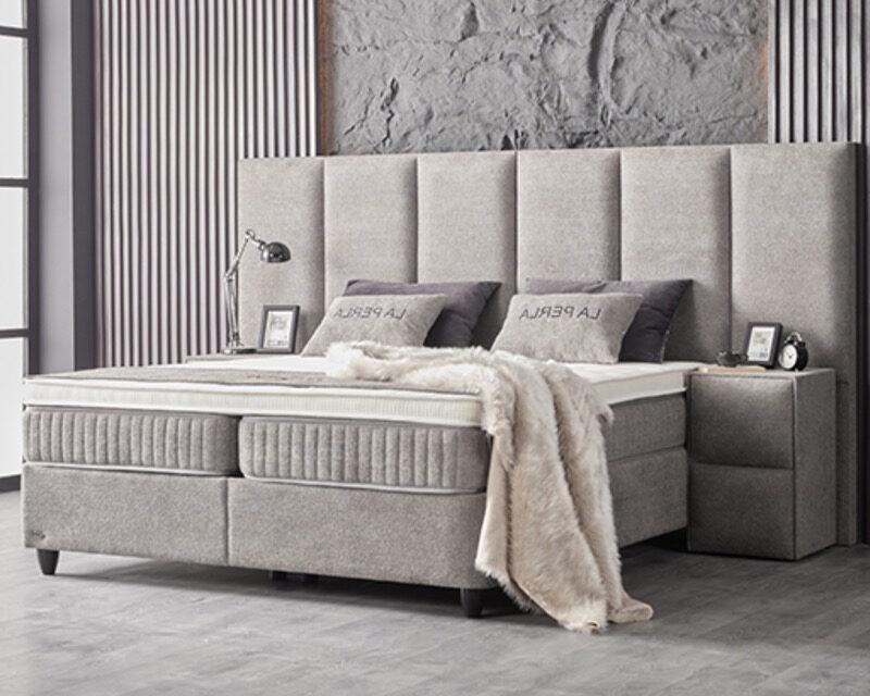 Opbergboxspring La Perla met matrassen en topper Dreambedden, Huis en Inrichting, Slaapkamer | Boxsprings, Ophalen of Verzenden