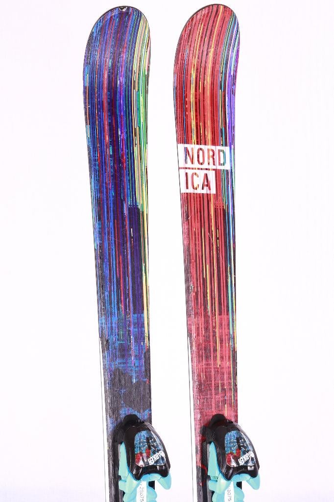 128 kinder ski's NORDICA ACE J, woodcore, freestyle, Sport en Fitness, Skiën en Langlaufen, Gebruikt, Ski's, Skiën, Nordica, Carve