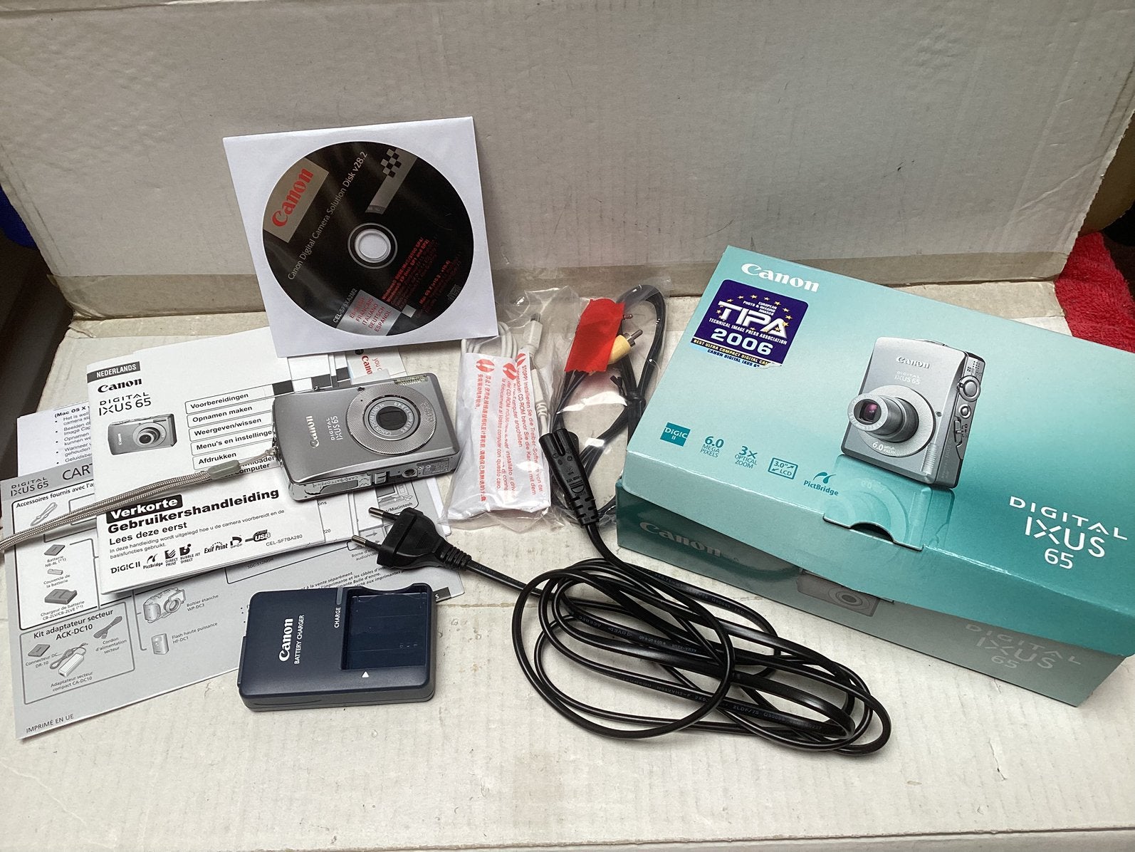 Canon Ixus 65, Canon, Nieuw, Compactcamera, Minder dan 4 keer