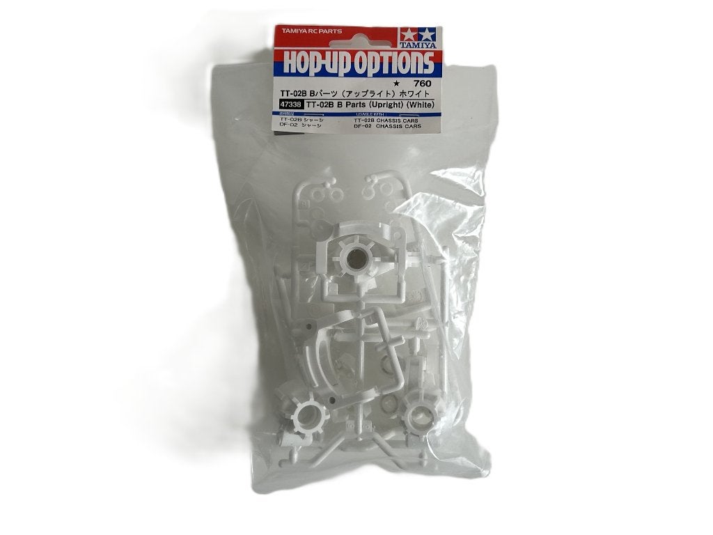 Tamiya 47338 TT-02B B Parts (Upright) (White) 1/10