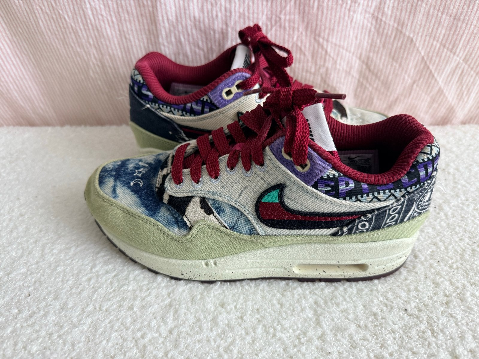 Nike Air Max 1 x Concepts 'Mellow' - Maat 37.5, Overige kleuren, Ophalen of Verzenden, Sneakers of Gympen, Zo goed als nieuw