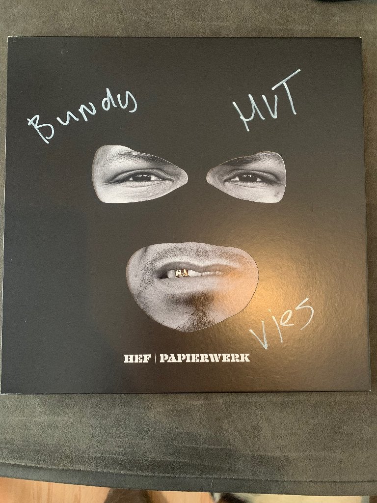 Hef vinyl papierwerk, Limited edition, Ophalen of Verzenden, Zo goed als nieuw, LP