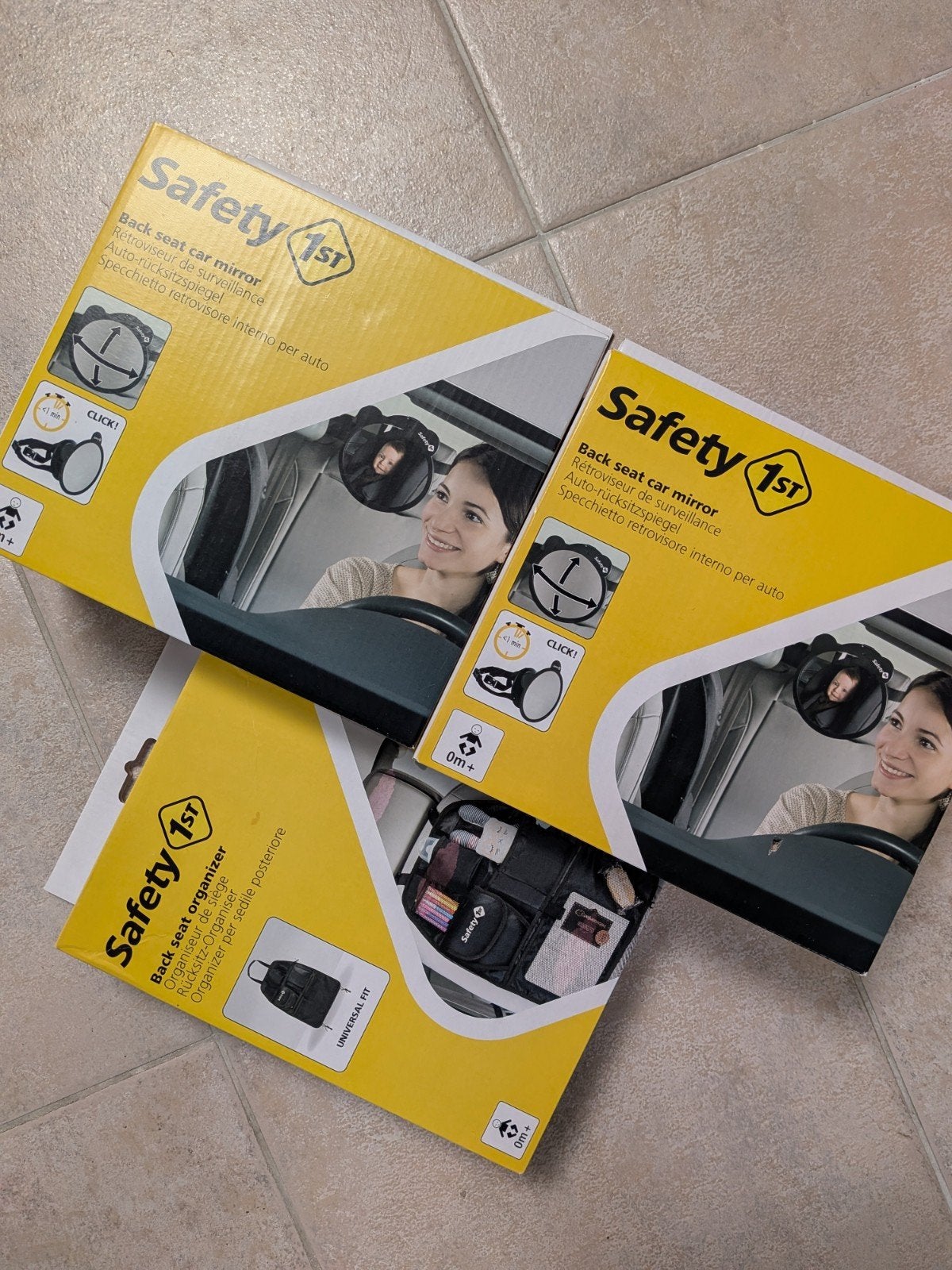 Safety 1st Achterbank Spiegel & Organizer Set, Ophalen of Verzenden, Nieuw