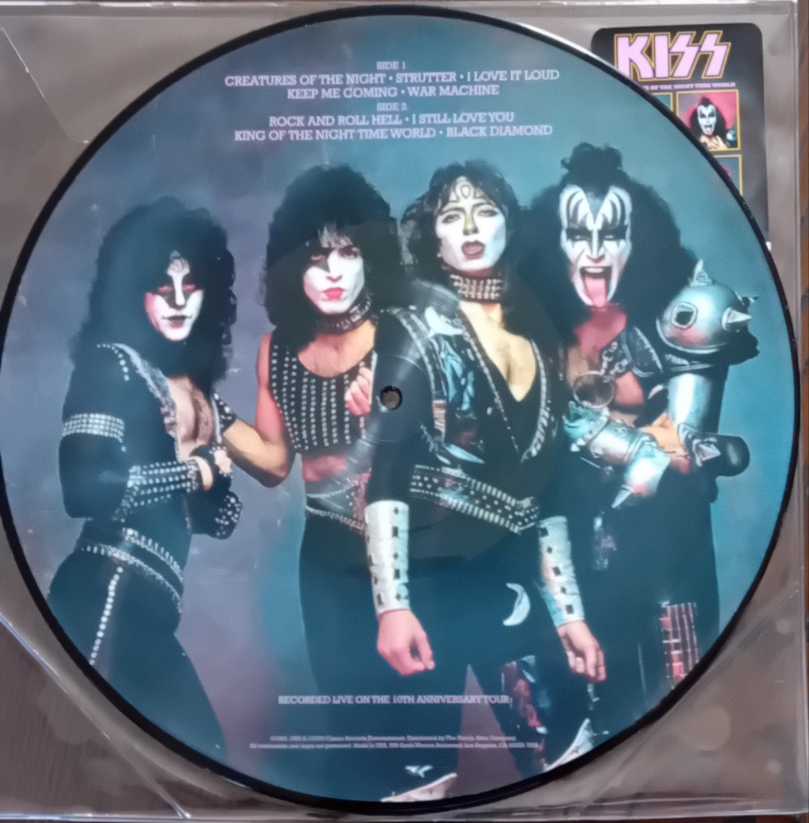Foto 3 van KISS - Creatures of the Night Time World Picture Disc