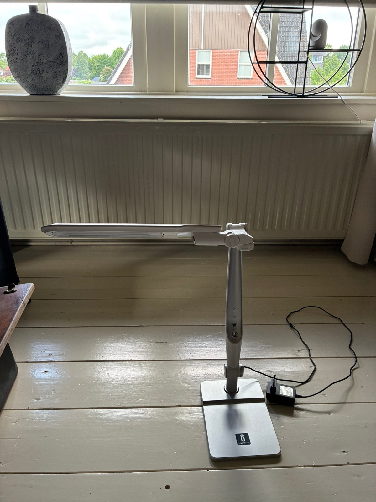 Moderne LED bureaulamp - verstelbaar en dimbaar, Ophalen, Gebruikt, Metaal, 50 tot 75 cm