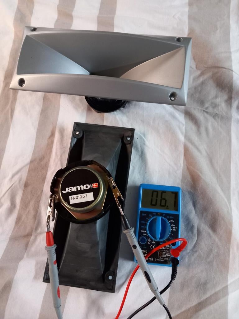 Hoogdrivers jamo 11 x 26 cm 8 0hm model H - 21957, Ophalen of Verzenden, Zo goed als nieuw, 60 tot 120 watt, Jamo
