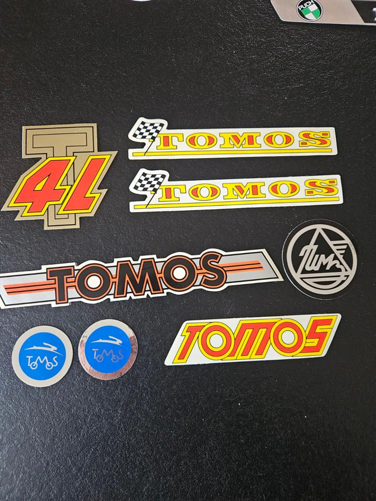Tomos Brommer stickers, Ophalen of Verzenden, Zo goed als nieuw