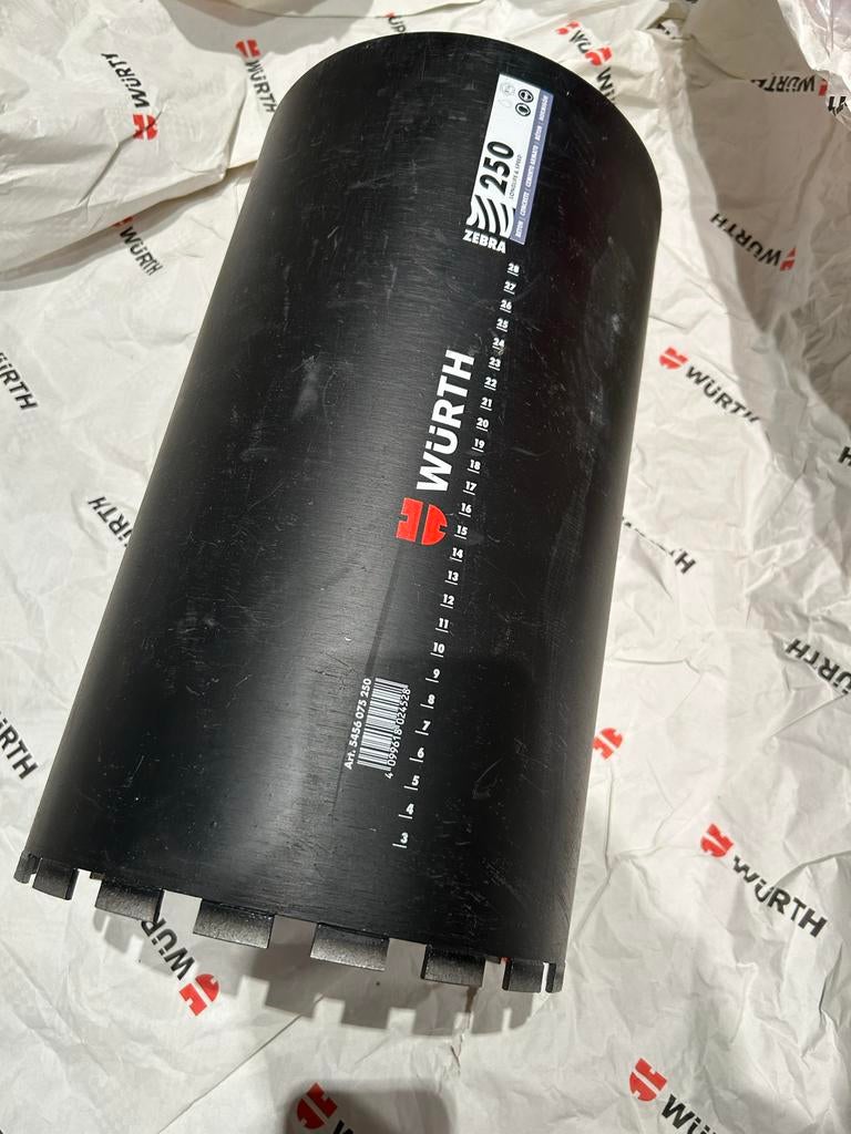 Wurth Zebra 250 diamantboor Nieuw ( Gelegen in België), Ophalen of Verzenden, Gebruikt, Boormachine