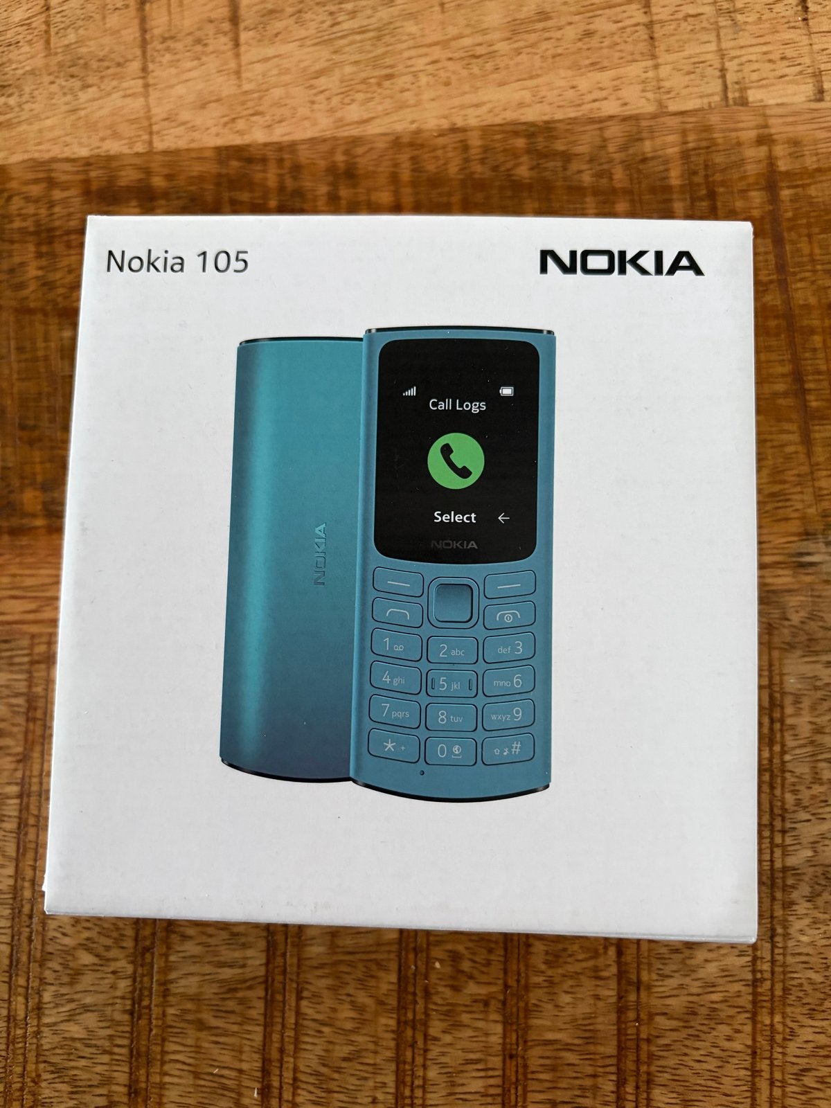 Nieuwe Nokia 105 4G - Ongebruikt in doos, Telecommunicatie, Mobiele telefoons | Nokia, Geen camera, Zwart, Fysiek toetsenbord