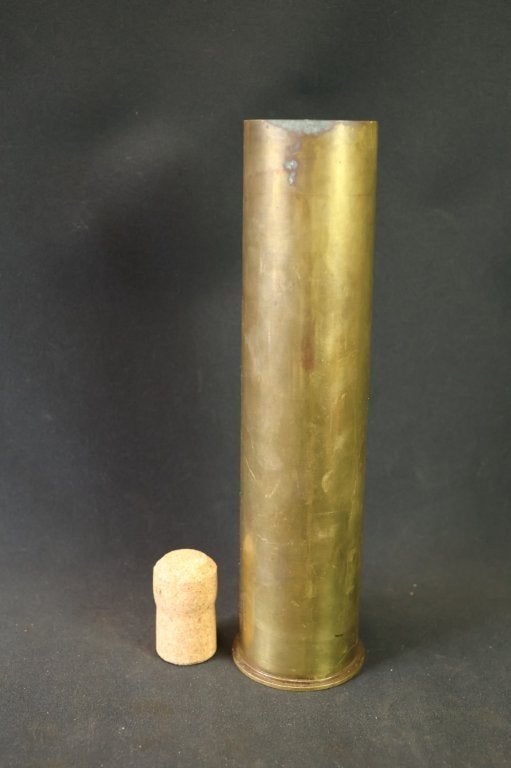 Britse 3 pounder huls 1975 LEEG, Ophalen of Verzenden, Landmacht, Engeland, Hulzen of Bodemvondsten