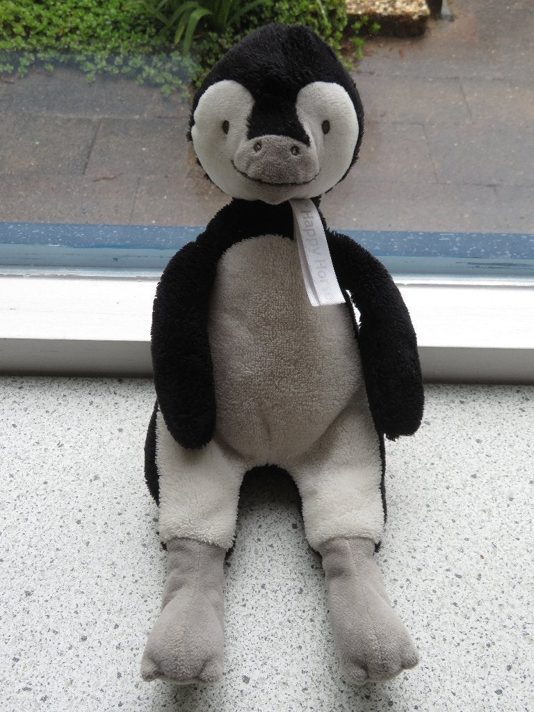 Pinguïn Puca merk Happy Horse meet ca 30 cm totaal, Wasbaar, Ophalen of Verzenden, Zo goed als nieuw, Middelgroot (20 tot 80 cm)