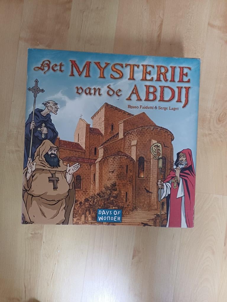 Het Mysterie van de Abdij - Bordspel, Vijf spelers of meer, Ophalen of Verzenden, Gebruikt, Days of Wonder