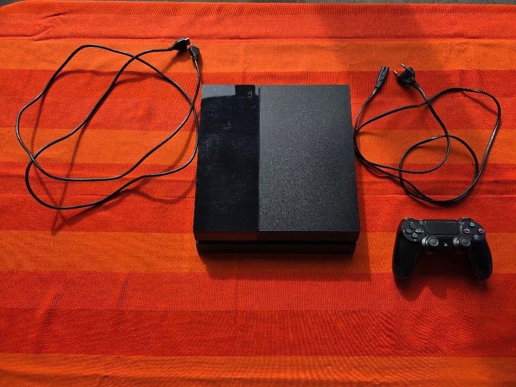 Playstation 4 slim 500 GB + 2 spellen en 1 controler, Ophalen, Met 1 controller, Slim, 500 GB