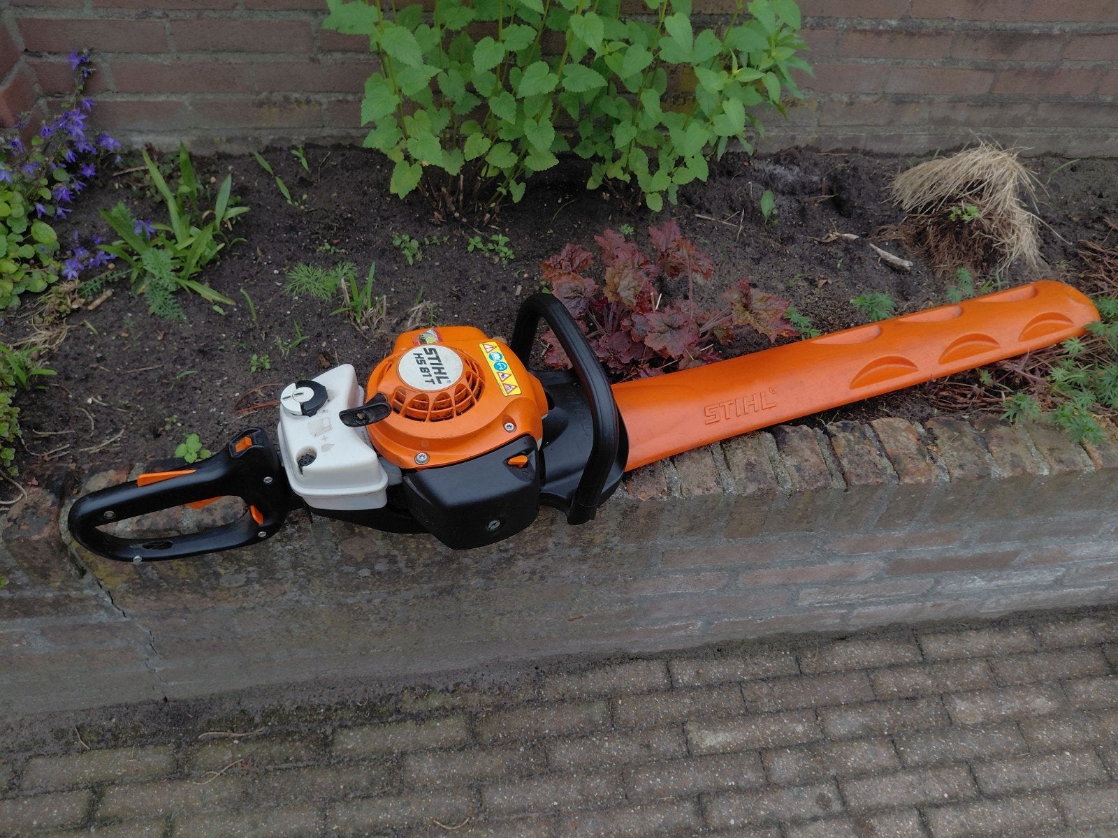 Stihl HS 81 T Heggenschaar - Benzine, Tuin en Terras, Ophalen, Gebruikt, Benzine, Stihl