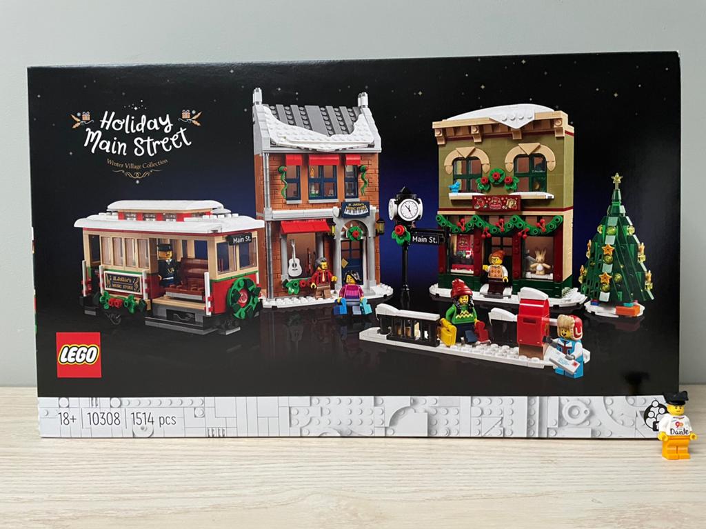 Lego set 10308 Kerst dorpstraat, Overige thema's, Lego, Nieuw, Ophalen of Verzenden