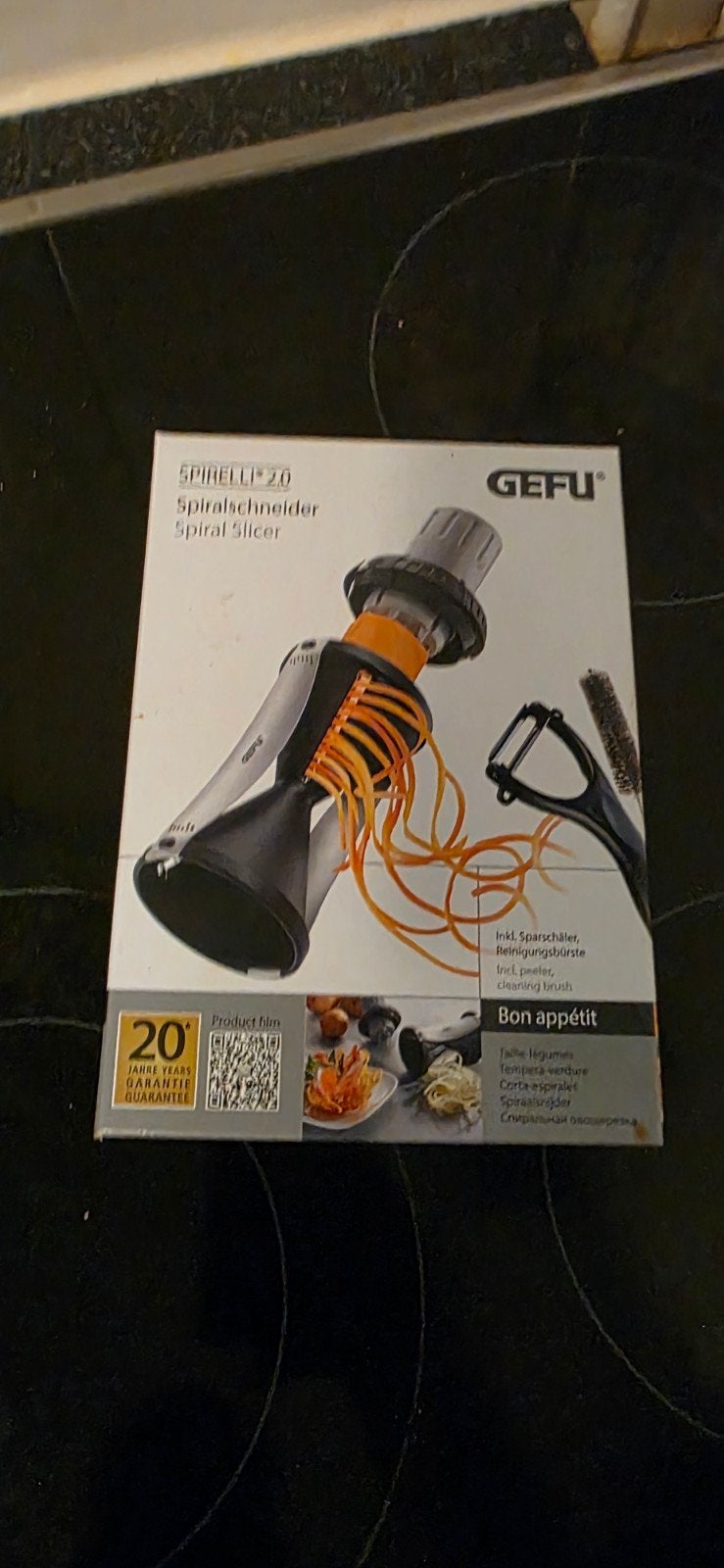GEFU Spirelli 2.0 spiraalsnijder nieuw in doos, Overige typen, Kunststof, Nieuw, Ophalen of Verzenden