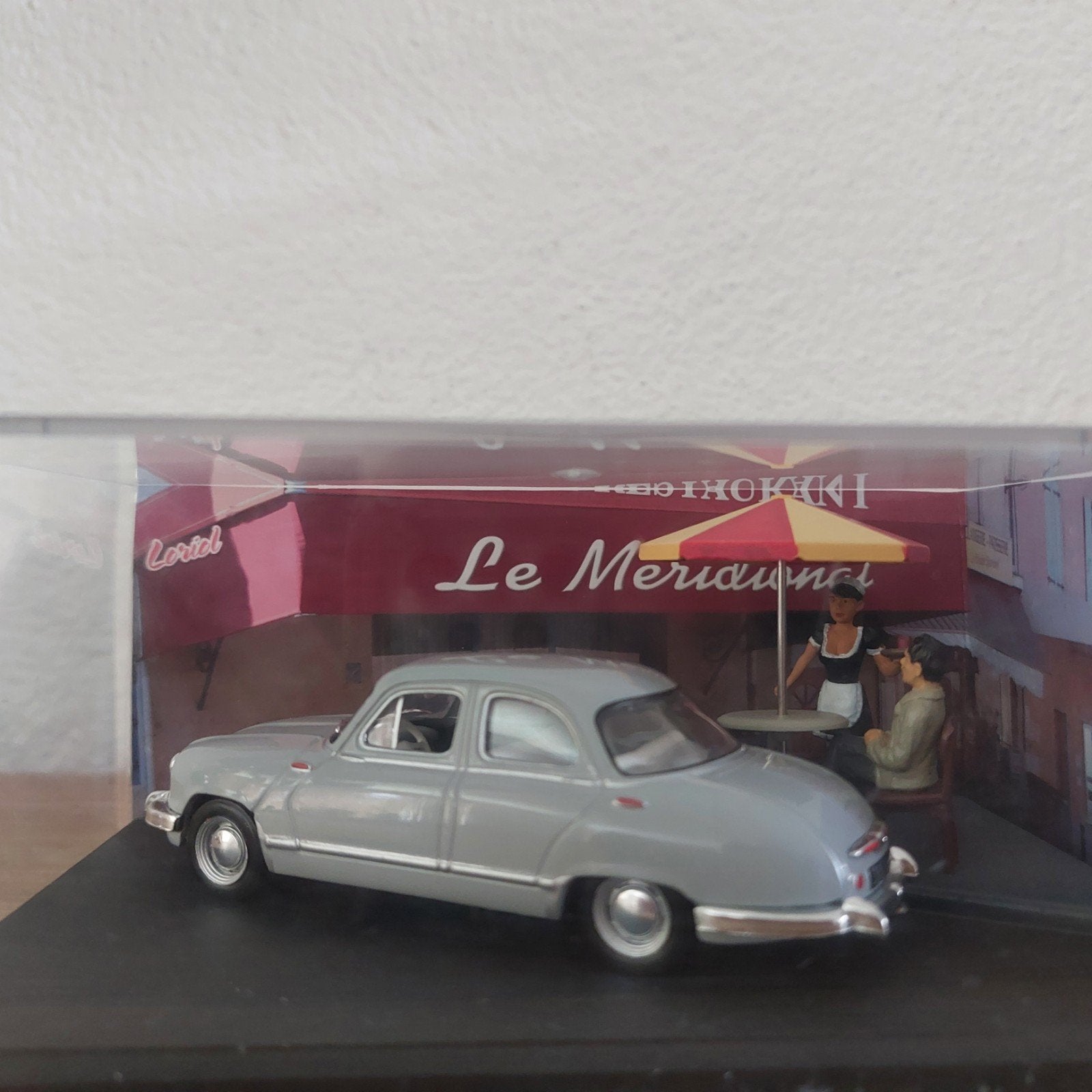 Diorama L' Arret au Café La Route Bleue La Panhard Dyna Z, Ophalen of Verzenden, Nieuw, Auto, Overige merken
