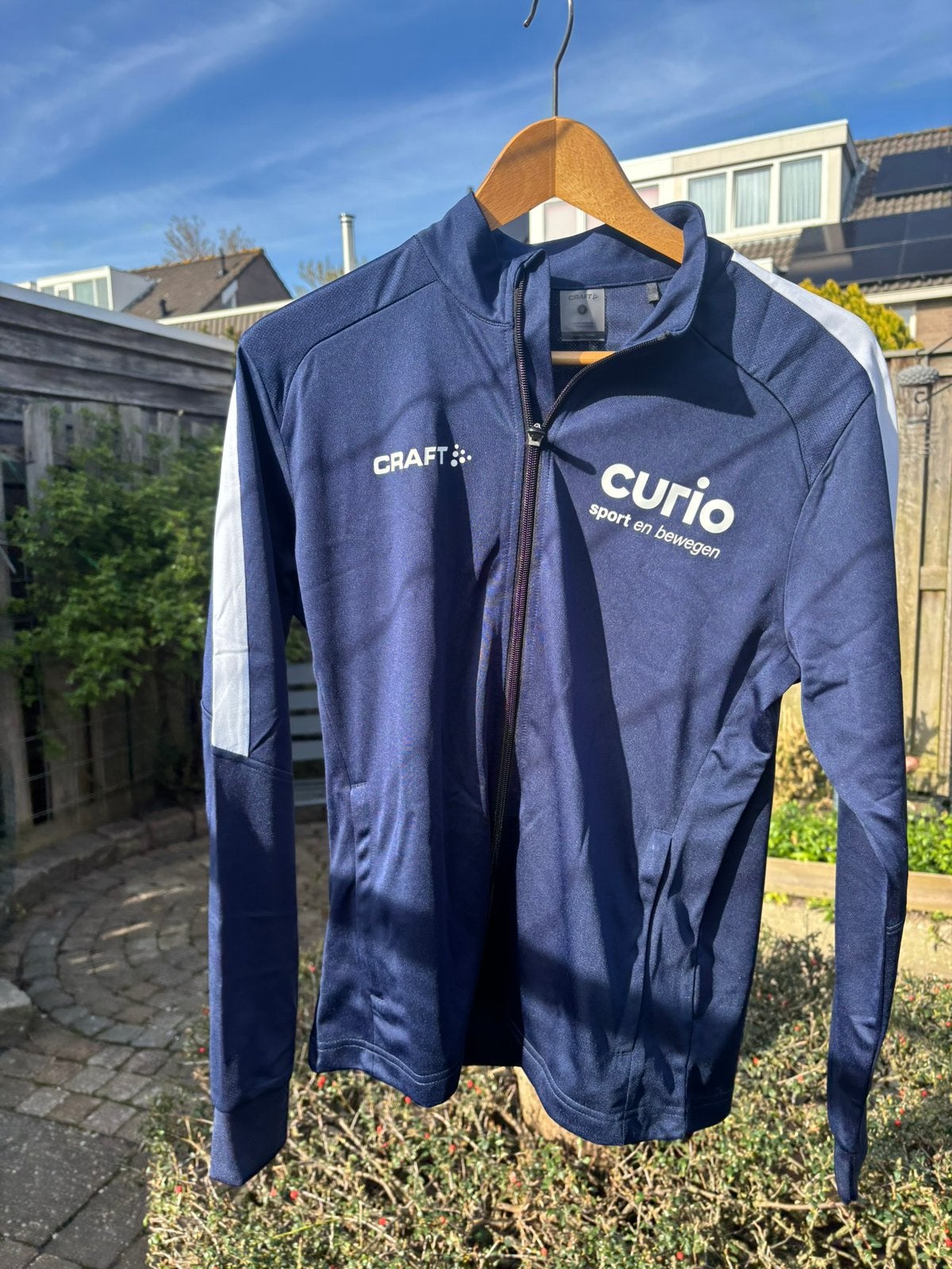 Curio sport en bewegen vest maat S, Kleding | Dames, Sportkleding, Blauw, Overige typen, Ophalen of Verzenden, Zo goed als nieuw