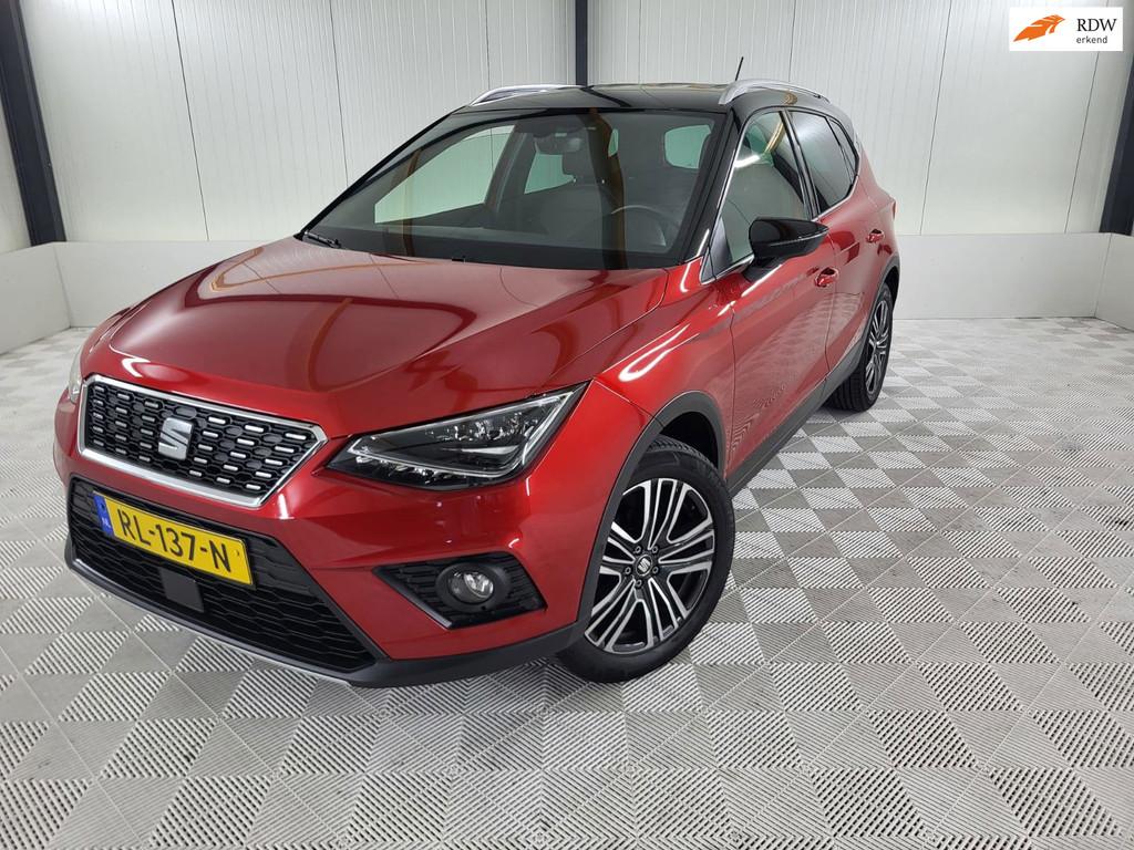 Seat Arona 1.0 TSI Xcellence Launch Edition Automaat,Trekhaa, Auto's, Stof, Gebruikt, 116 pk, 49 €/maand