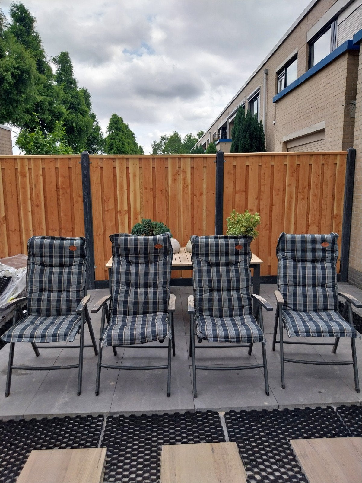 4 Summer set tuinkussens zo goed als nieuw, Tuin en Terras, Ophalen, Zo goed als nieuw, Tuinset, Overige materialen