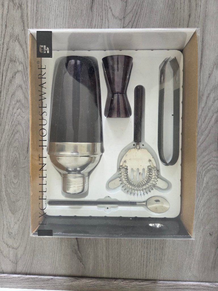 Cocktail shakerset, Ophalen, Zwart, Overige materialen, Overige merken