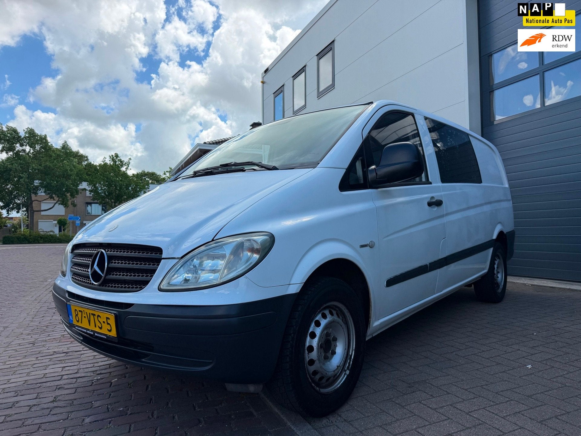Mercedes-Benz Vito 109 CDI 320 Lang DC/ Dubbel-cabine/Elek-r, Auto's, Achterwielaandrijving, Gebruikt, Bedrijf, 6 stoelen