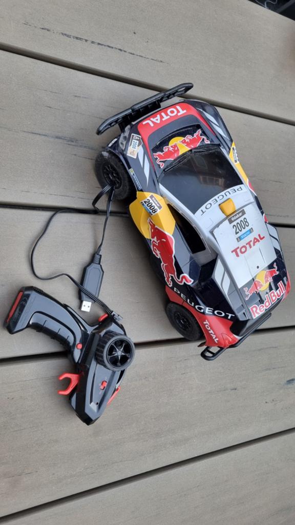 Carrera RC Peugeot 2008 Dakar Red Bull, Ophalen, Gebruikt, Elektro, Auto offroad