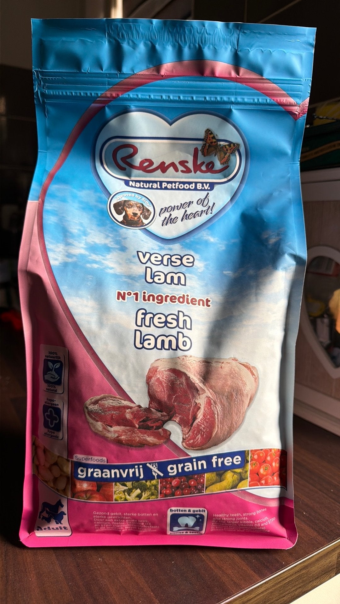 Renske premium lam graanvrij 2kg ongeopend, Dieren en Toebehoren, Dierenvoeding, Ophalen, Hond