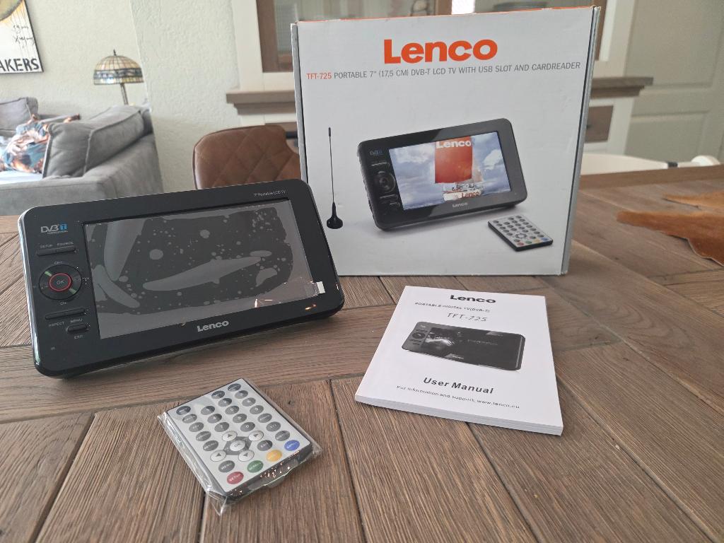 Draagbare tv lenco 7 inch [nieuw], Overige merken, 50 Hz, LCD, Nieuw
