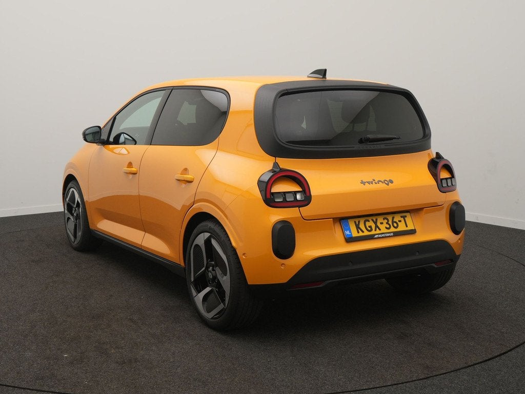 Renault Twingo urban range techno 27.5 kWh - Demo -, Auto's, Renault, Gebruikt, Zwart, Onderhoudsboekje, Te koop
