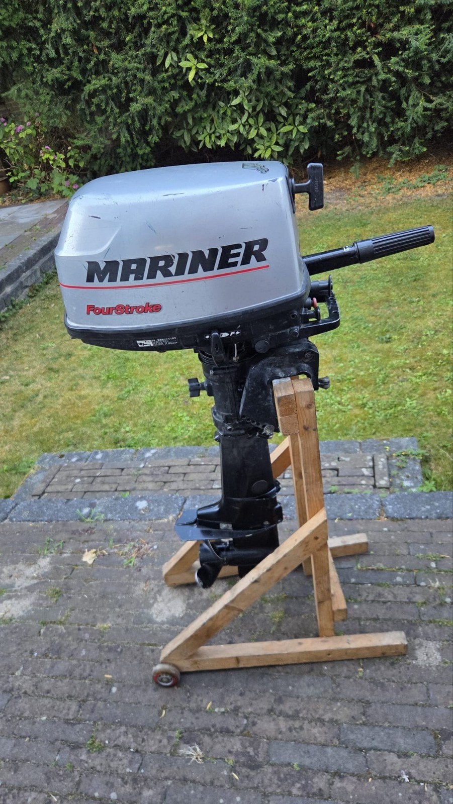 Mariner 5.0 FourStroke Buitenboordmotor, Ophalen, Gebruikt, 5 tot 10 pk, Viertaktmotor