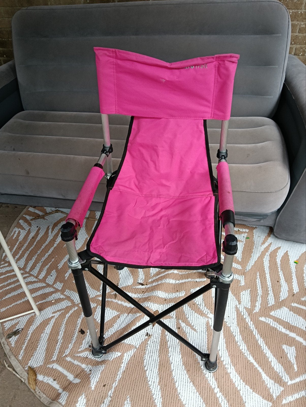 Inklapbaar Camping stoeltje roze, Ophalen, Campingstoel