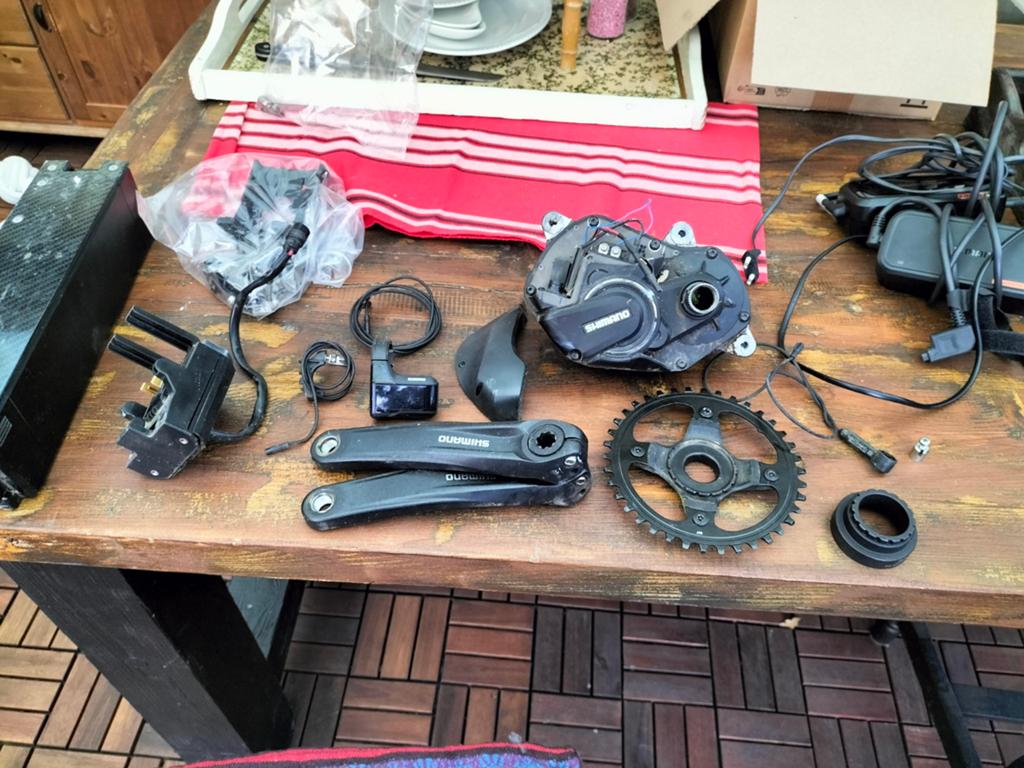 Shimano steps complete pakket 660km, Fietsen en Brommers, Elektrische fietsen, Gebruikt, Overige merken, 51 tot 55 cm, Ophalen of Verzenden