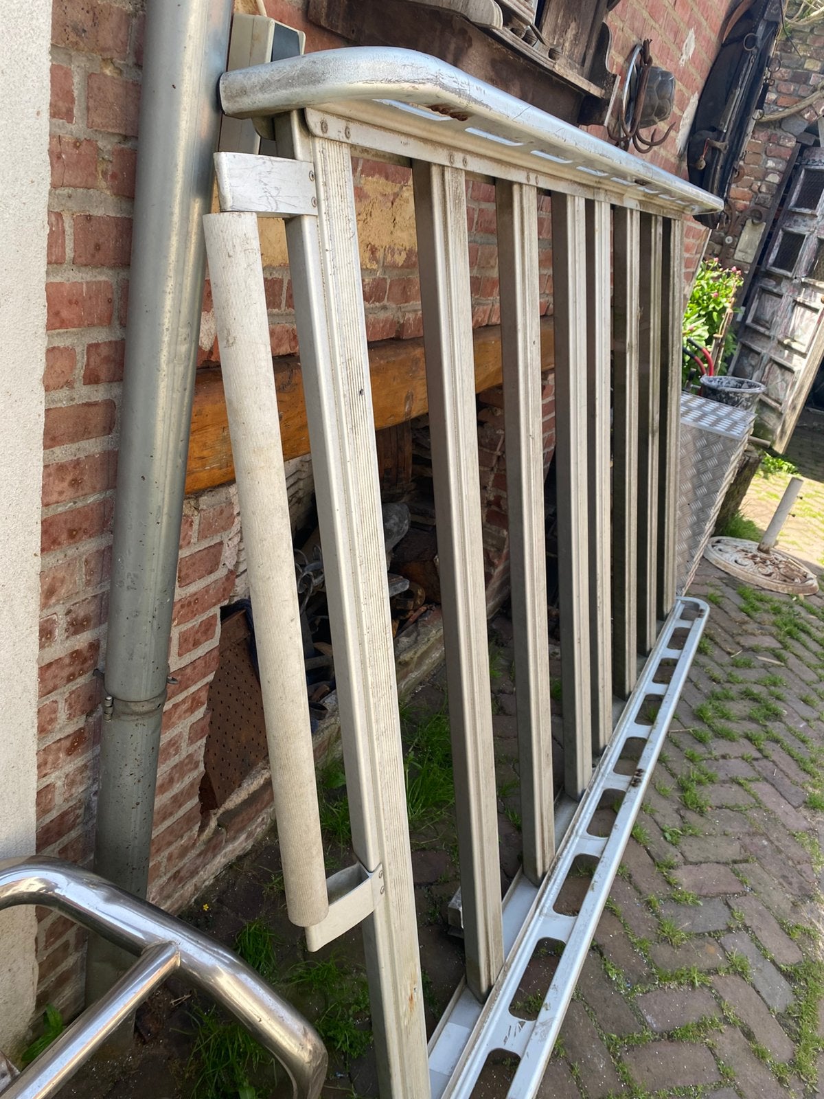 Aluminium Dakdrager imperial met ladder Renault master 2003, Ophalen, Gebruikt, Renault