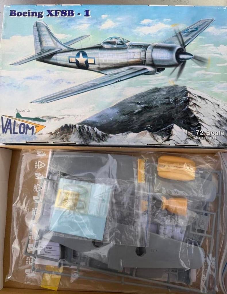 Valom Boeing XF8B-1 Modelbouw Vliegtuig 1:72, Hobby en Vrije tijd, Overige merken, 1:72 tot 1:144, Ophalen of Verzenden, Zo goed als nieuw