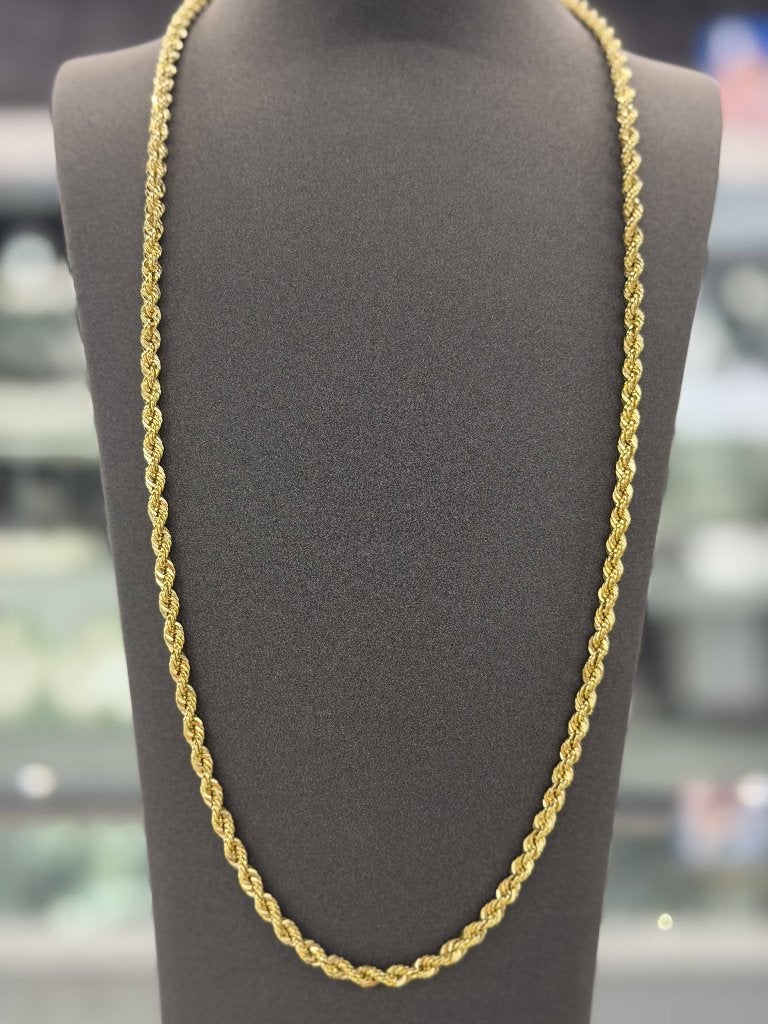 14 Karaat Goud - Rope Ketting - Nieuw - 13.60 Gram, Ophalen of Verzenden, Nieuw, Goud, Goud