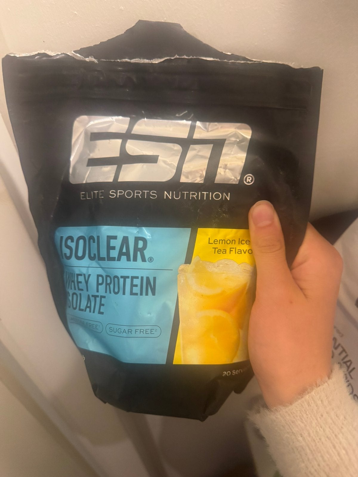 ESN clear whey (halfvol), Sport en Fitness, Ophalen of Verzenden, Poeder of Drank